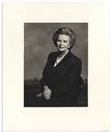 Large 9 x 12 Photograph of Margaret Thatcher, Taken by Terence Donovan in 1995